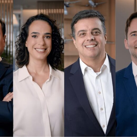 Sócios do CAR | HFW (Costa & Rocha Advogados em cooperação com HFW). Da esquerda para direita: Geoffrey Conlin, Eduardo Penna, Dinir Rocha, Mariana Somensi, Julio Costa, Danilo Machado, Bernardo de Senna, Marcelo Belluci.
