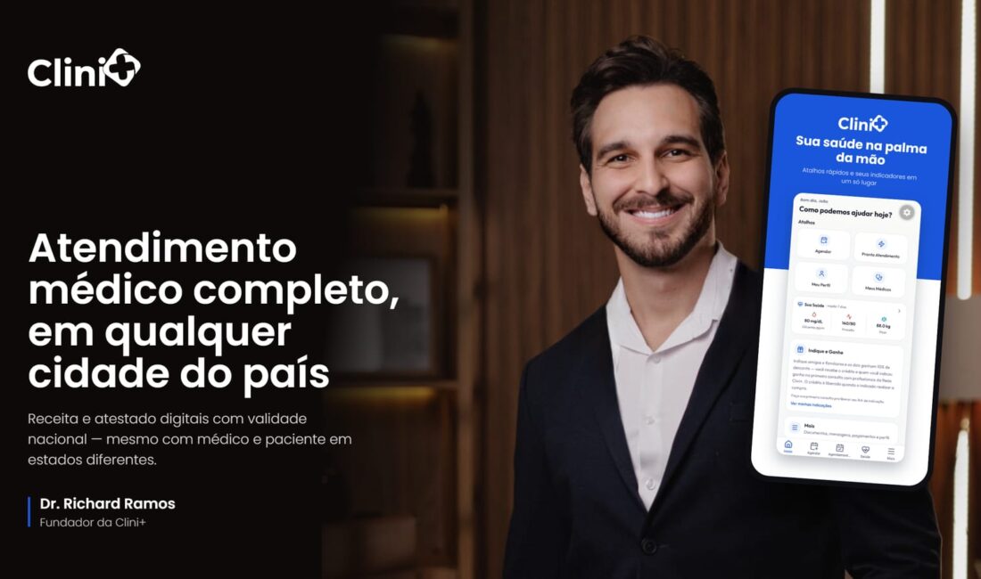 Receita e atestado digitais levam atendimento médico completo a qualquer cidade do país, mesmo com médico e paciente em estados diferentes.