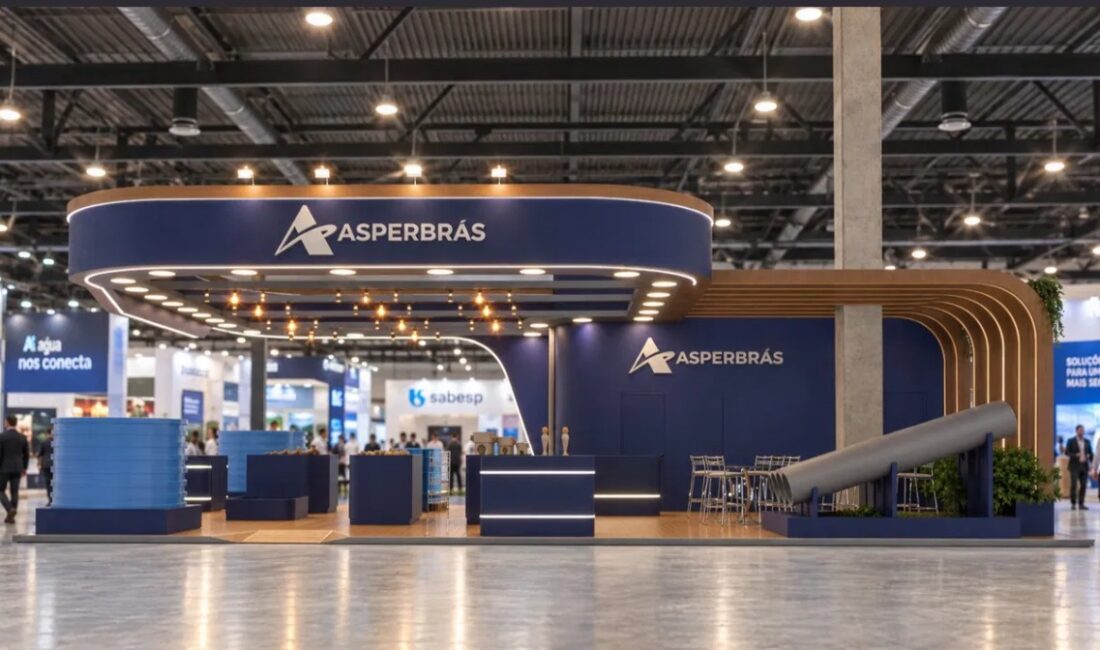 Estande Asperbras Fenasan 2026.